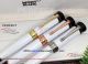 Perfect Replica Best Mont Blanc Bonheur Nuit White Ballpoint Pen Gold Clip (1)_th.jpg